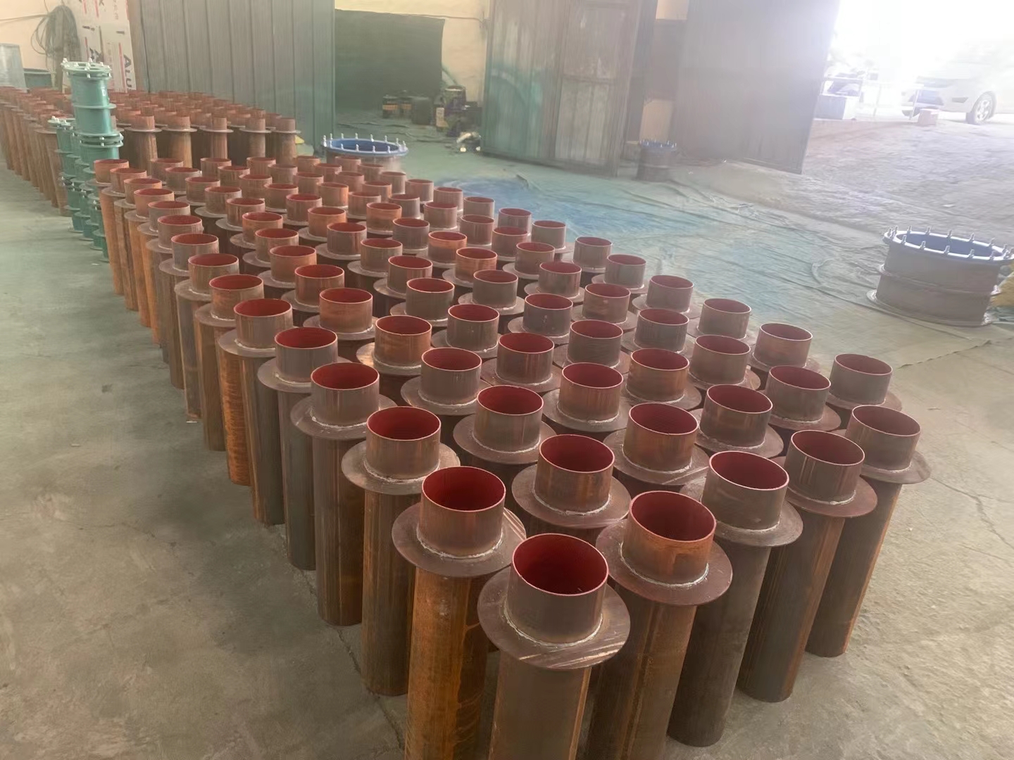 管道穿墻，屋面防水套管圖片